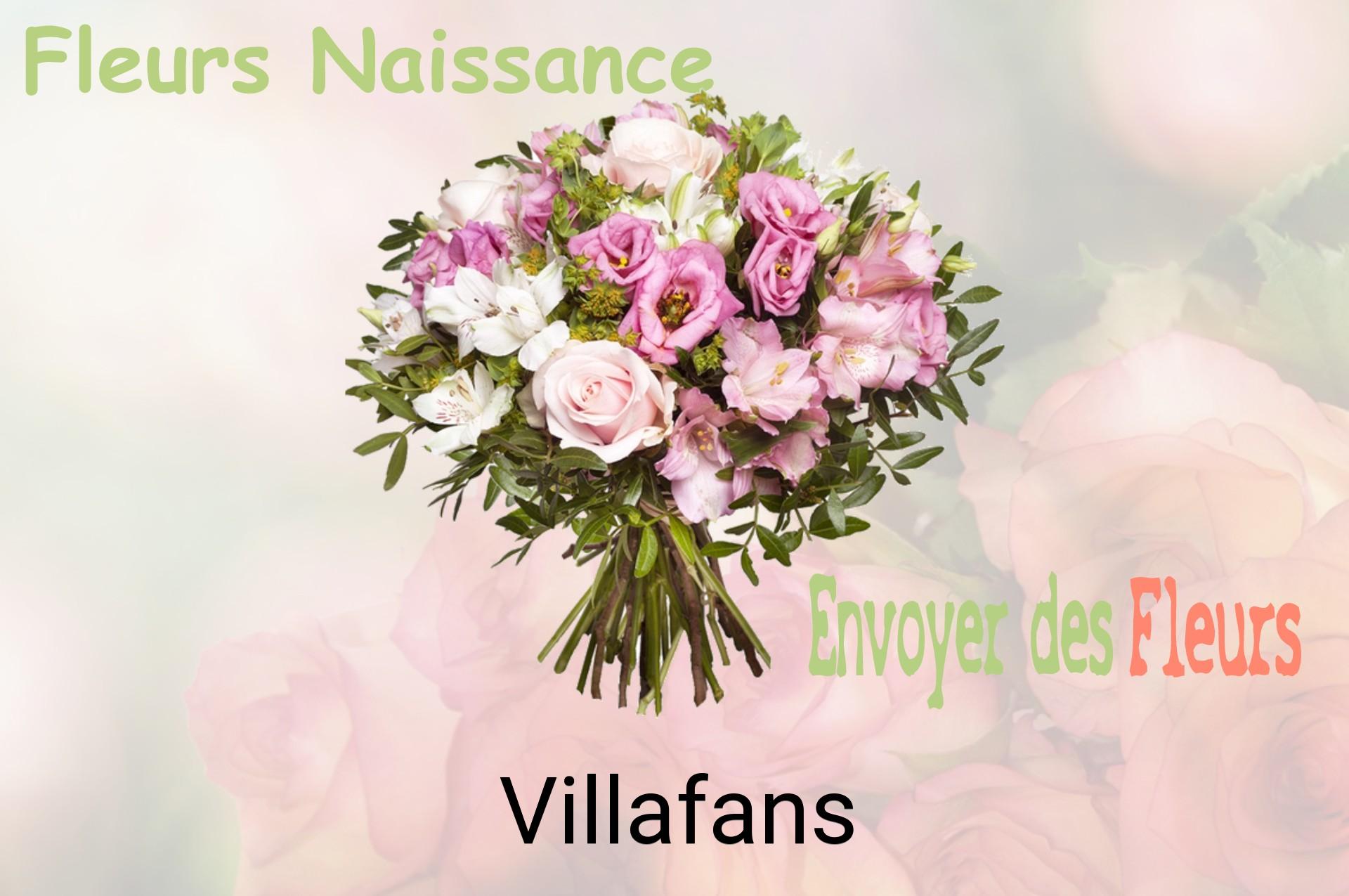 Bouquet de fleurs de naissance livré à Villafans
